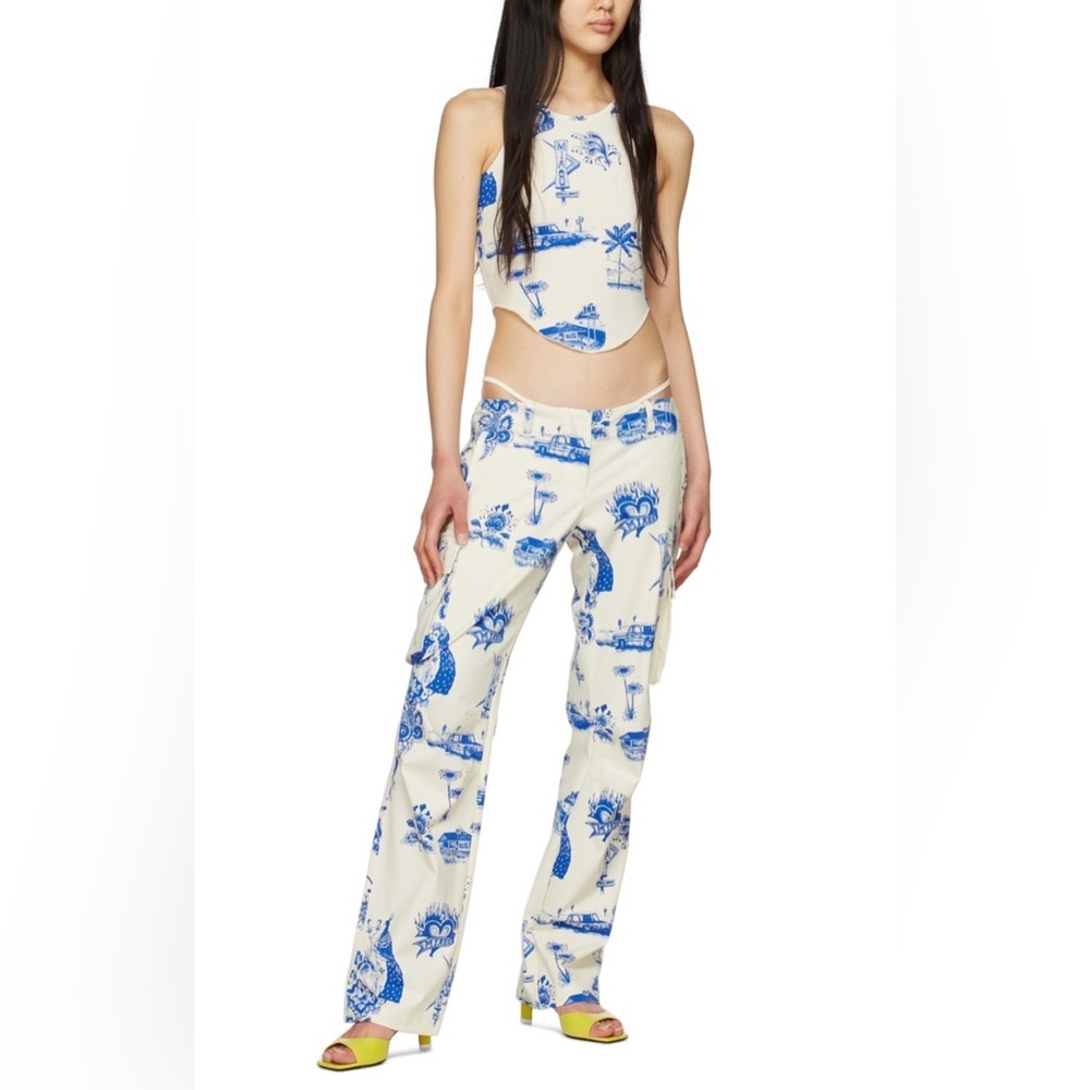 Miaou White Raven Cargo Trousers